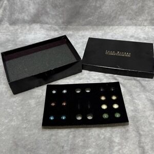 Vintage Joan Rivers Interchangeable *Replacement Pierced Earrings 7 Pairs In Box